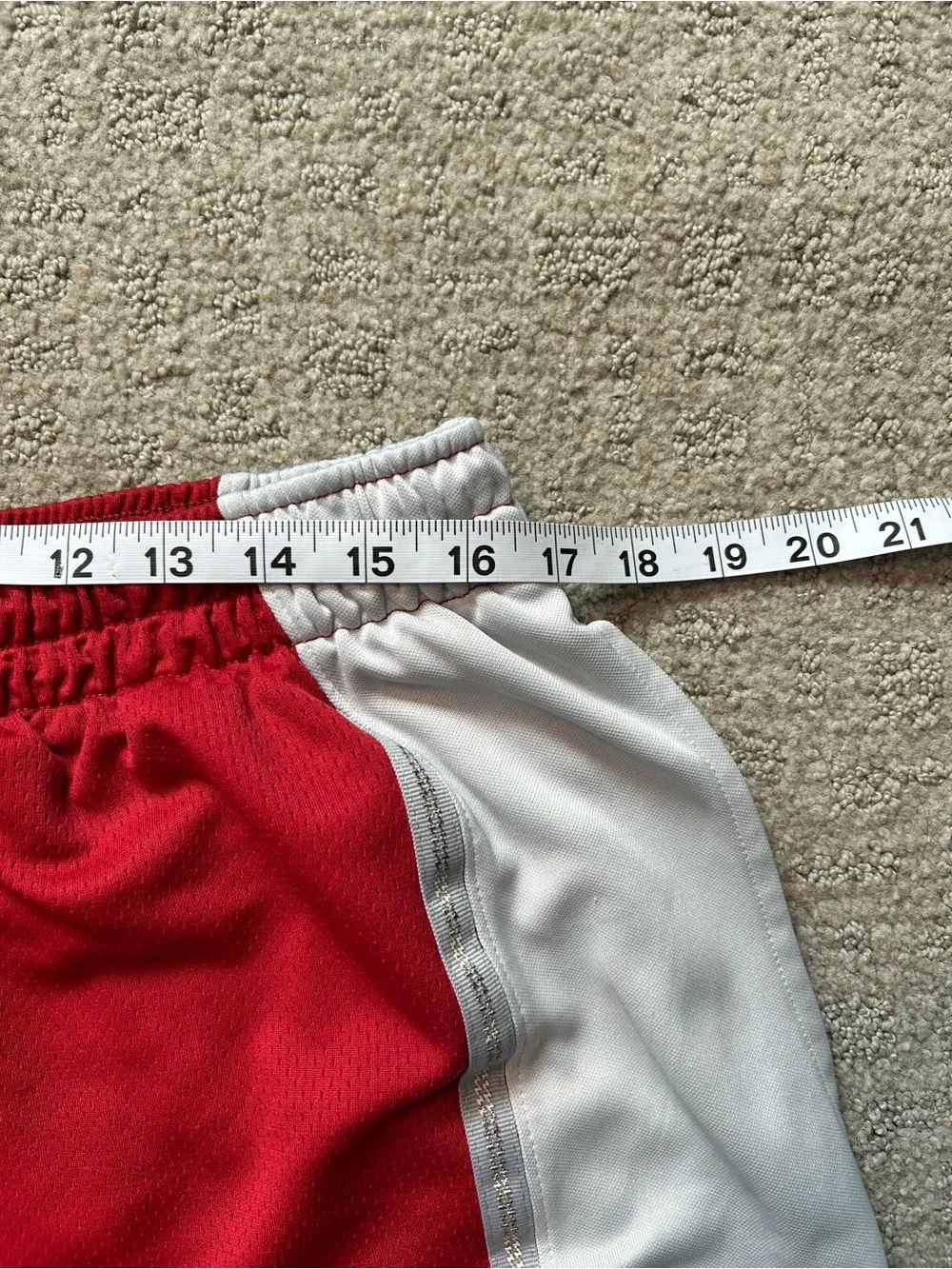 Nike Air Jordan Red Hoop Shorts Mens 3XL Y2K Rare 90s Grail - Basketball Baggy